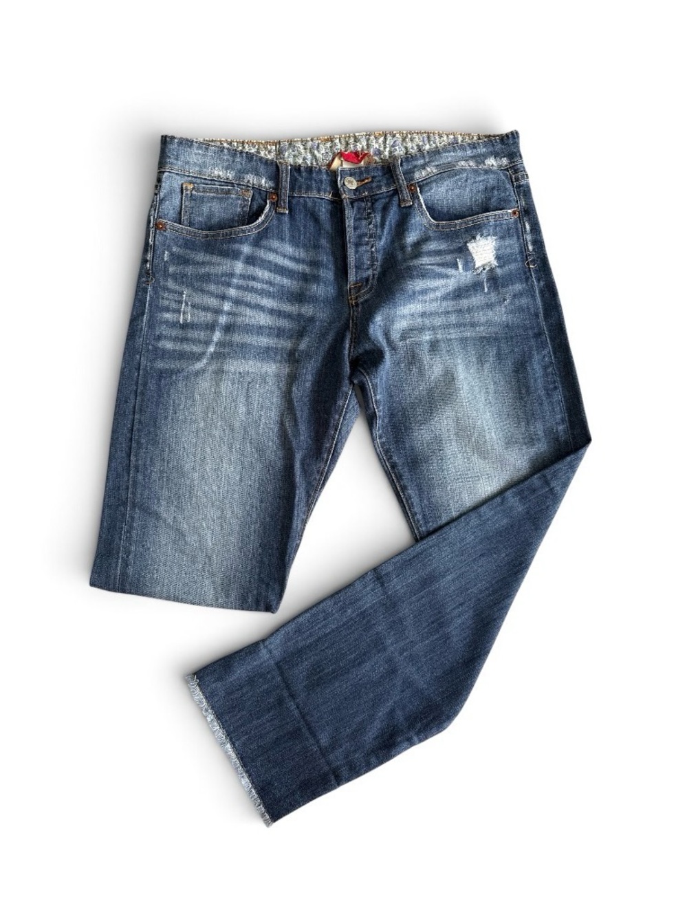LUCKY BRAND Sienna Tomboy Ankle Crop Jeans Women’s 12/31 Red Tag Button Fly